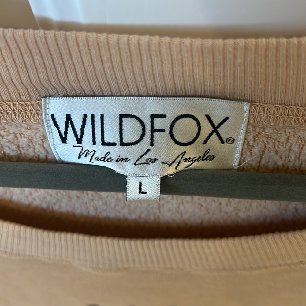 Wildfox So What Cropped Sweatshirt - Picture 3 of 3